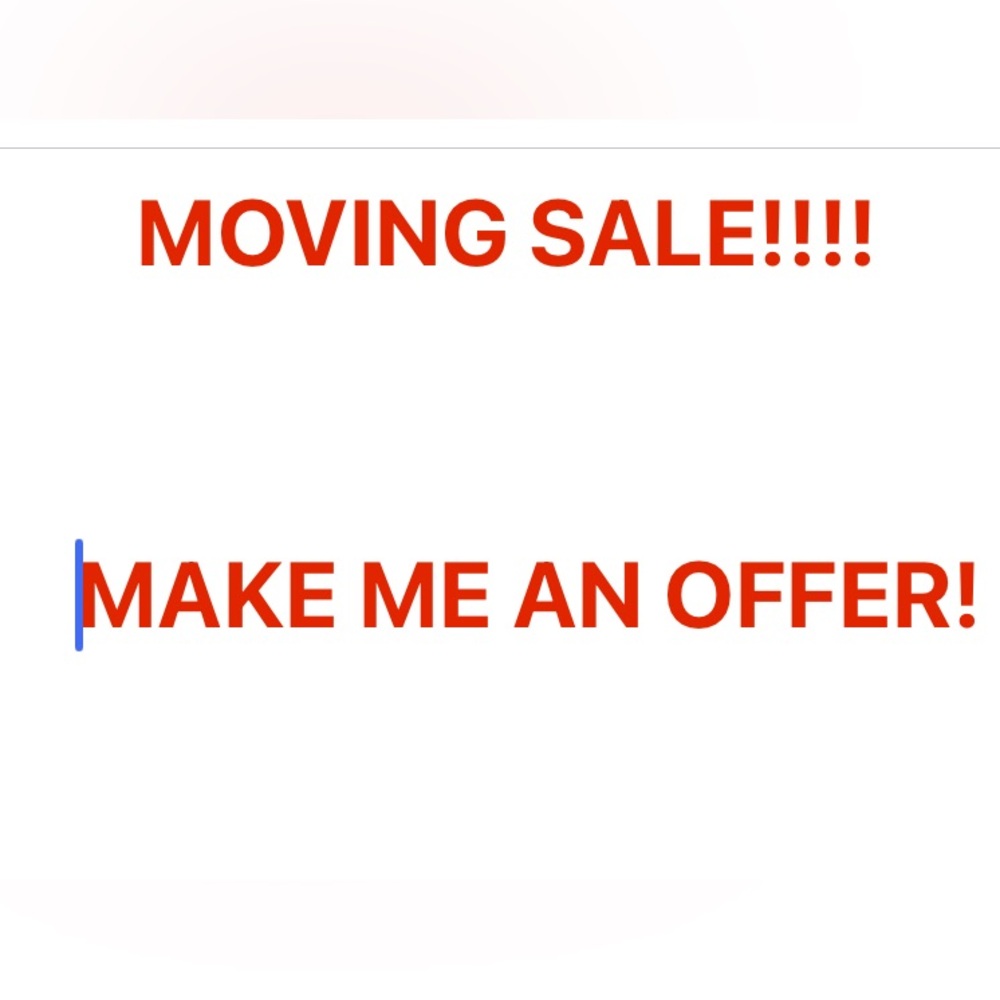 Moving Sale Announcement